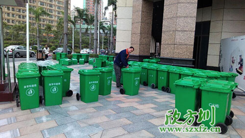欣方圳塑料環(huán)保垃圾桶，天津市場銷量倍增