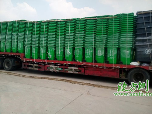 欣方圳塑料環(huán)保垃圾桶，天津市場銷量倍增