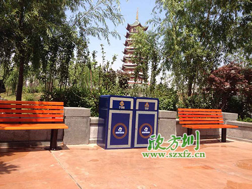 戶外分類彩繪垃圾桶什么品牌好？欣方圳為您推薦