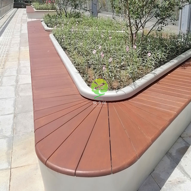 不銹鋼花池坐凳美化深圳前?？缃止珗@G9天橋城市戶外景觀