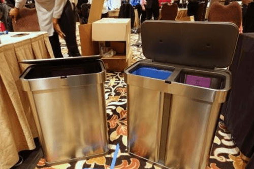 厲害了，可以語音控制的垃圾箱